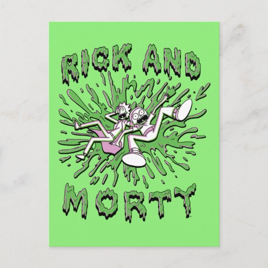 RICK EN MORTY™ | Tot zuur Vat Uitnodiging Briefkaart (Voorkant)