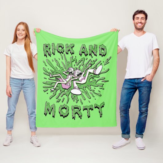 RICK EN MORTY™ | Tot zuur Vat vallen Fleece Deken (In situ)