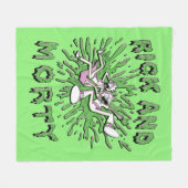 RICK EN MORTY™ | Tot zuur Vat vallen Fleece Deken (Voorkant (Horizontaal))
