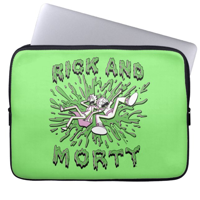 RICK EN MORTY™ | Tot zuur Vat vallen Laptop Sleeve (Voorkant)