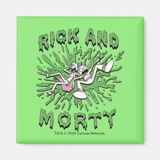 RICK EN MORTY™ | Tot zuur Vat vallen Magneet (Voorkant)