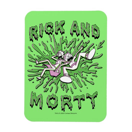 RICK EN MORTY™ | Tot zuur Vat vallen Magneet (Verticaal)