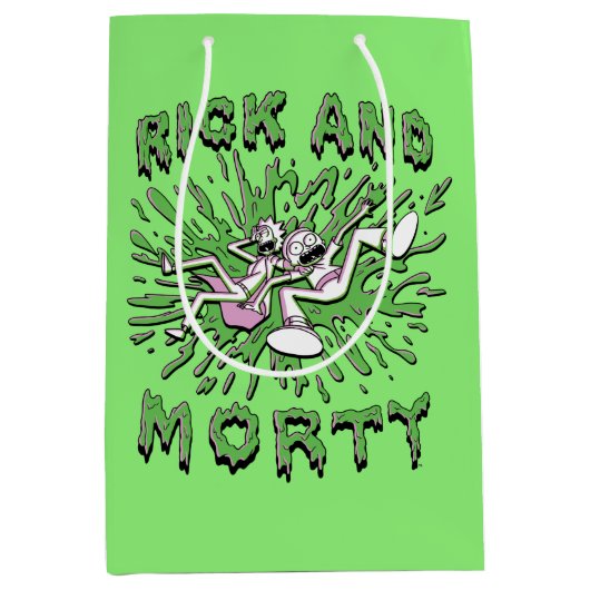 RICK EN MORTY™ | Tot zuur Vat vallen Medium Cadeauzakje (Voorkant)