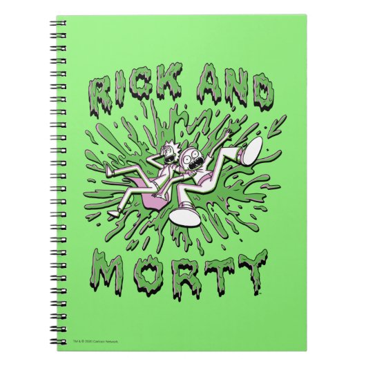 RICK EN MORTY™ | Tot zuur Vat vallen Notitieboek (Voorkant)