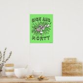 RICK EN MORTY™ | Tot zuur Vat vallen Poster (Keuken)