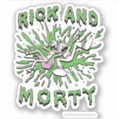 RICK EN MORTY™ | Tot zuur Vat vallen Sticker (Voorkant)