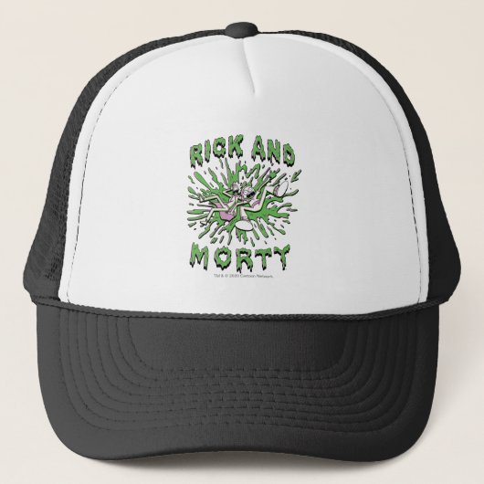RICK EN MORTY™ | Tot zuur Vat vallen Trucker Pet (Voorkant)