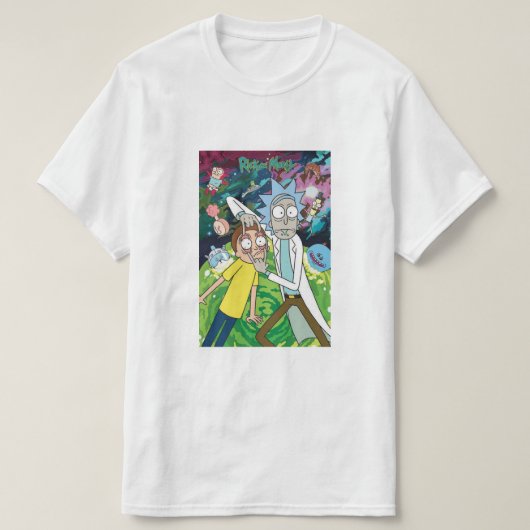 Rick en Morty tshirt (Design voorkant)