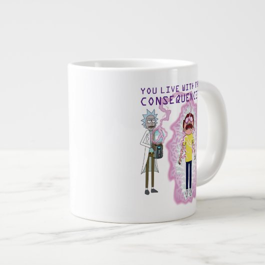 RICK EN MORTY™ | U leeft met de gevolgen Grote Koffiekop (Voorkant rechts)