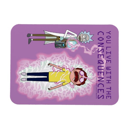 RICK EN MORTY™ | U leeft met de gevolgen Magneet (Horizontaal)