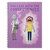 RICK EN MORTY™ | U leeft met de gevolgen Notitieboek (Voorkant)