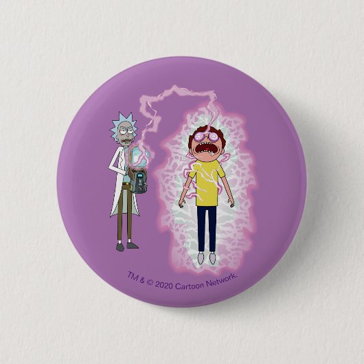 RICK EN MORTY™ | U leeft met de gevolgen Ronde Button 5,7 Cm (Voorkant)