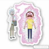 RICK EN MORTY™ | U leeft met de gevolgen Sticker (Voorkant)