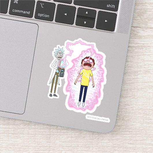 RICK EN MORTY™ | U leeft met de gevolgen Sticker (Detail)