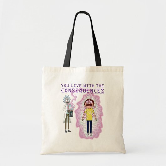 RICK EN MORTY™ | U leeft met de gevolgen Tote Bag (Voorkant)