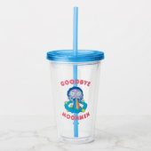 RICK EN MORTY™ | Vaarwel Moonmen Acryl Drinkbeker (Voorkant)