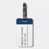 RICK EN MORTY™ | Vaarwel Moonmen Bagagelabel (Achterkant verticaal)