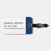 RICK EN MORTY™ | Vaarwel Moonmen Bagagelabel (Achterkant horizontaal)