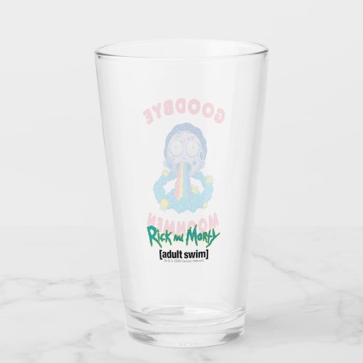 RICK EN MORTY™ | Vaarwel Moonmen Glas (Achterkant)