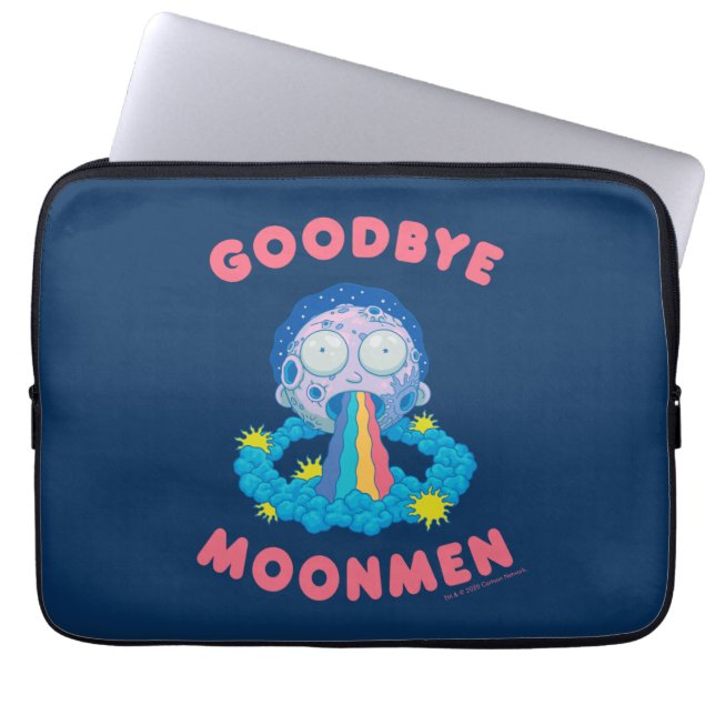 RICK EN MORTY™ | Vaarwel Moonmen Laptop Sleeve (Voorkant)