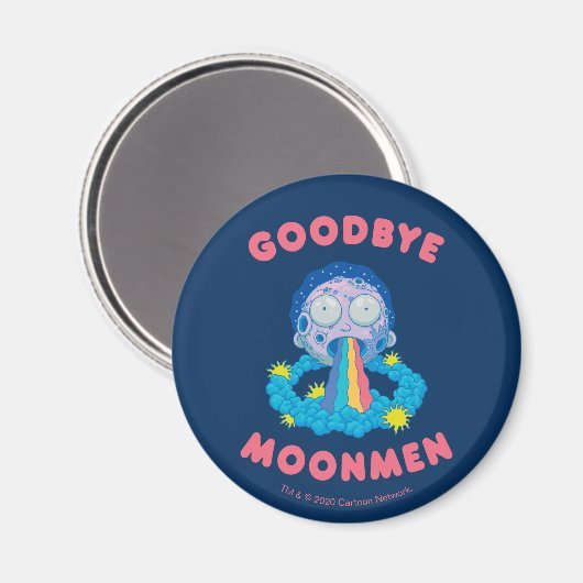 RICK EN MORTY™ | Vaarwel Moonmen Magneet (Voorkant / Achterkant)