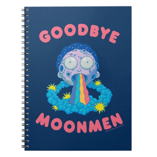 RICK EN MORTY™ | Vaarwel Moonmen Notitieboek (Voorkant)