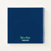 RICK EN MORTY™ | Vaarwel Moonmen Notitieboek (Achterkant)