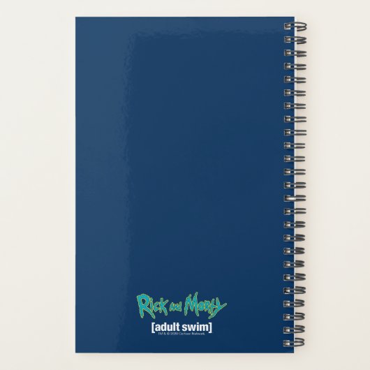 RICK EN MORTY™ | Vaarwel Moonmen Planner (Achterkant)