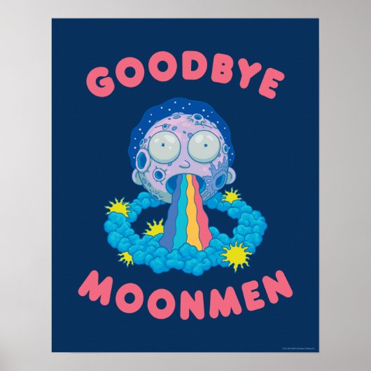 RICK EN MORTY™ | Vaarwel Moonmen Poster (Voorkant)