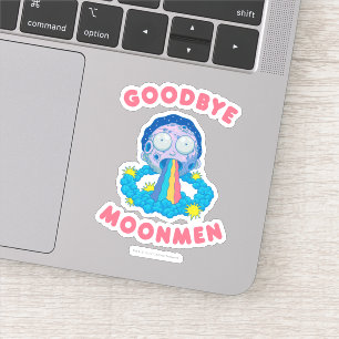 RICK EN MORTY™   Vaarwel Moonmen Sticker