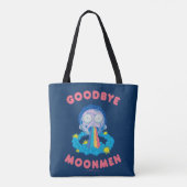 RICK EN MORTY™ | Vaarwel Moonmen Tote Bag (Achterkant)