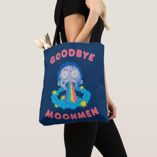 RICK EN MORTY™ | Vaarwel Moonmen Tote Bag (Dichtbij)