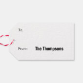 Rick en Morty | Vakantiepatroon voor feestdagen Cadeaulabel (Achterkant Horizontaal)