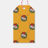 Rick en Morty | Vakantiepatroon voor feestdagen Cadeaulabel (Voorkant)