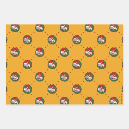 Rick en Morty | Vakantiepatroon voor feestdagen Inpakpapier Vel (Voorkant)
