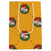 Rick en Morty | Vakantiepatroon voor feestdagen Medium Cadeauzakje (Achterkant)