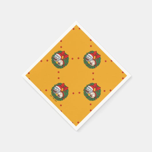 Rick en Morty | Vakantiepatroon voor feestdagen Servet (Hoek)