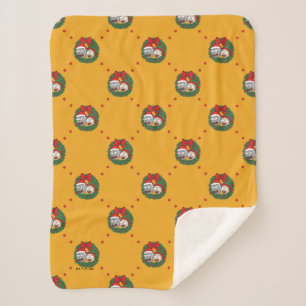 Rick en Morty Vakantiepatroon voor feestdagen Sherpa Deken