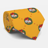 Rick en Morty | Vakantiepatroon voor feestdagen Stropdas (Opgerold)