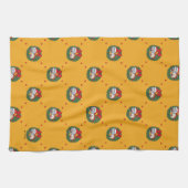 Rick en Morty | Vakantiepatroon voor feestdagen Theedoek (Horizontaal)