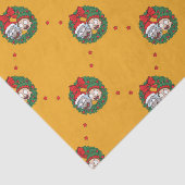 Rick en Morty | Vakantiepatroon voor feestdagen Tissuepapier (Detail)