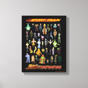 RICK EN MORTY™   Verhaal Canvas Afdruk