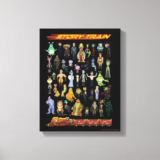 RICK EN MORTY™ | Verhaal Canvas Afdruk (Voorkant)
