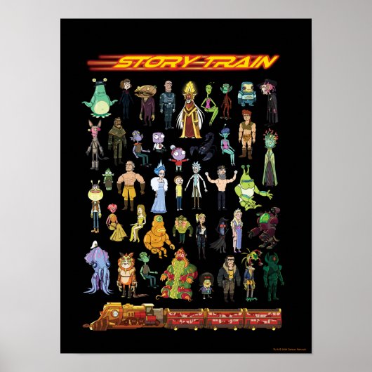 RICK EN MORTY™ | Verhaal Poster (Voorkant)