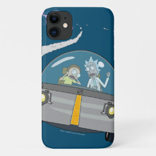 RICK EN MORTY™   Vliegen in ruimtevaart Case-Mate iPhone Case