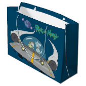 RICK EN MORTY™ | Vliegen in ruimtevaart Groot Cadeauzakje (Achterkant Gekanteld)