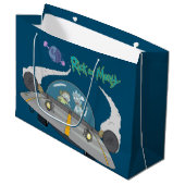 RICK EN MORTY™ | Vliegen in ruimtevaart Groot Cadeauzakje (Voorkant Gekanteld)