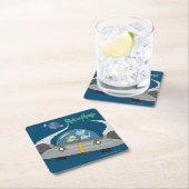 RICK EN MORTY™ | Vliegen in ruimtevaart Kartonnen Onderzetters (Insitu)