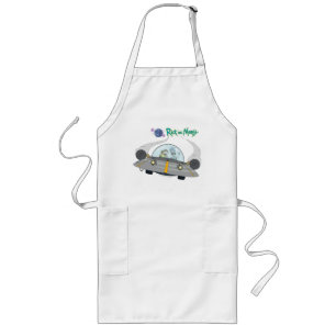 RICK EN MORTY™   Vliegen in ruimtevaart Lang Schort