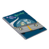 RICK EN MORTY™ | Vliegen in ruimtevaart Notitieboek (Rechterzijde)